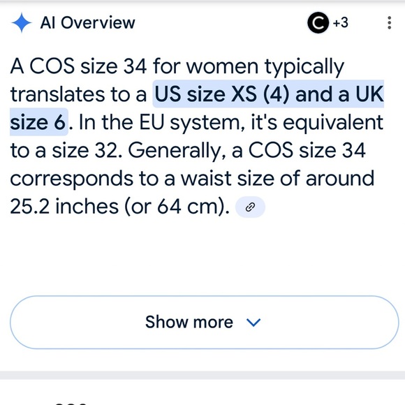 COS Black, Blue and White Checkered Dress size 34 (us 4) - Picture 13 of 13